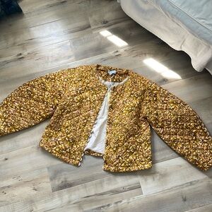 Kika Vargas quilted floral jacket